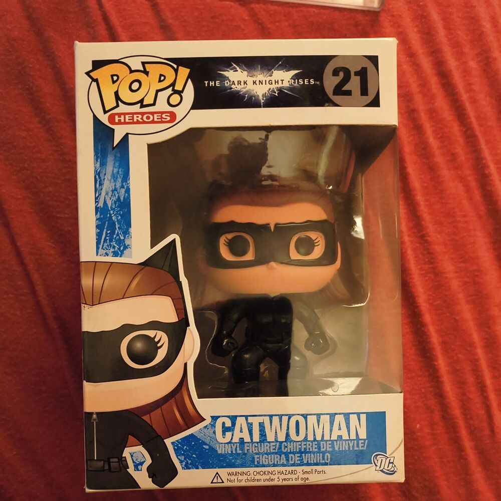 Funko Pop! Catwoman Batman The Dark Knight Rises 🔥NICE BOX🔥 Vinyl Figure #21